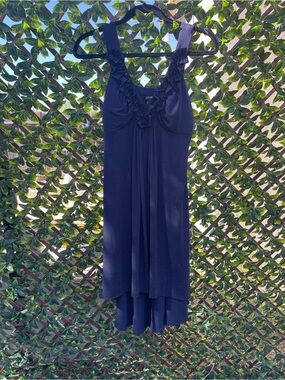 Enfocus Studio Navy Blue Sparkle Dress